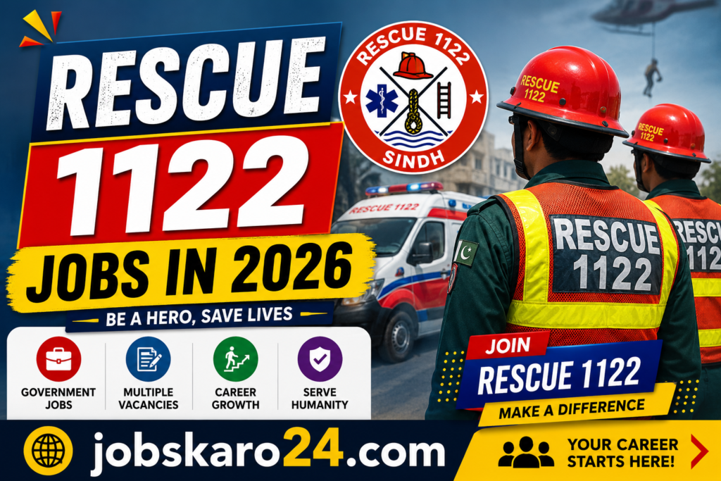 Rescue 1122 Jobs in 2026