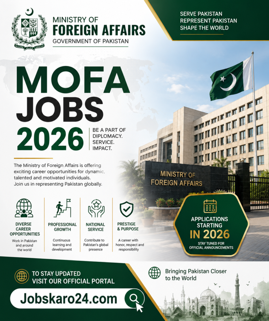 Foreign Affairs MOFA Jobs in 2026