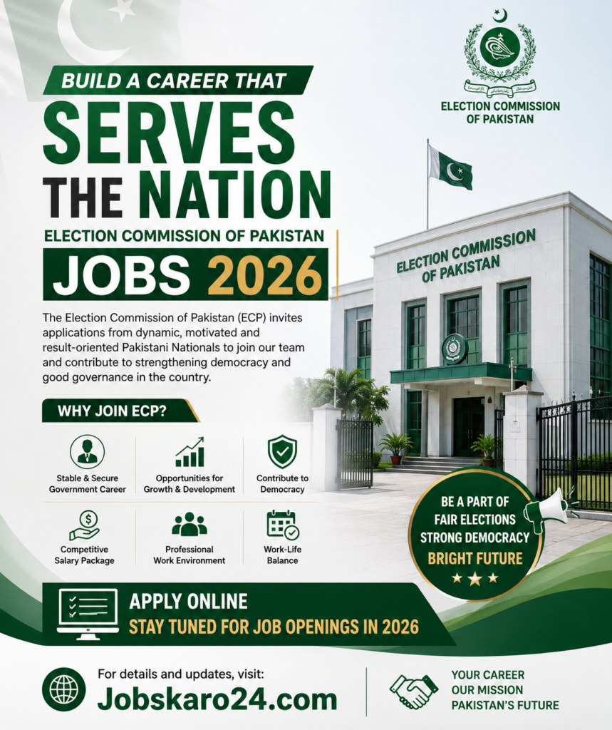Election Commission of Pakistan ECP Jobs in 2026