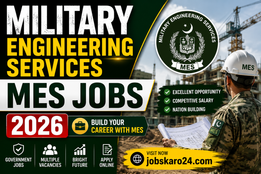 Military Engineering Services MES Jobs in 2026