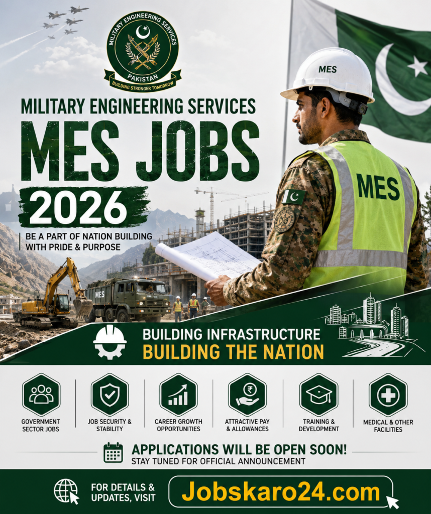 Military Engineering Services MES Jobs in 2026